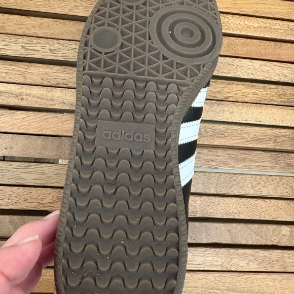Adidas Samba Black Leather Sneakers - Picture 6 of 9